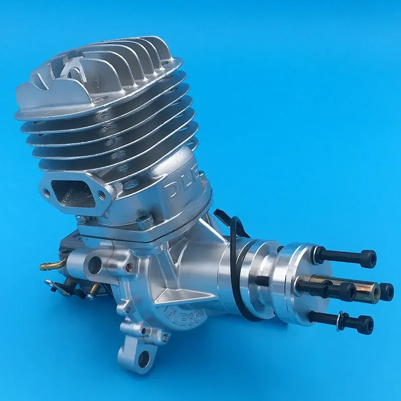 65 محرك نموذج طائرة مع اسطوانة واحدة سعة عادم جانبي ثنائي الأشواط 65CC