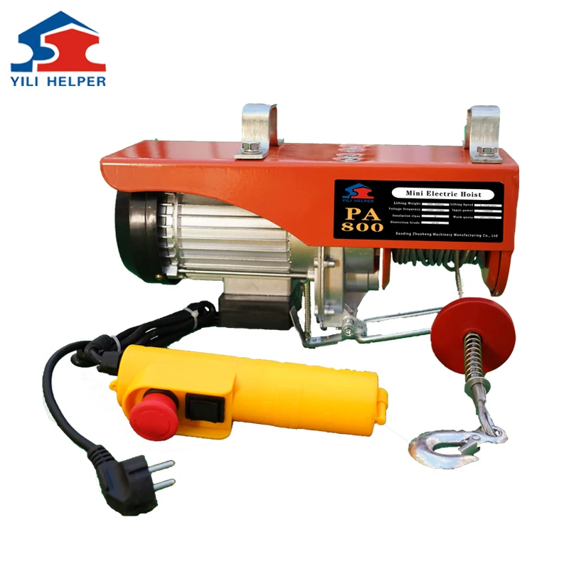 Portable micro lift motor mini type electric hoist pa1000   hoisting winch