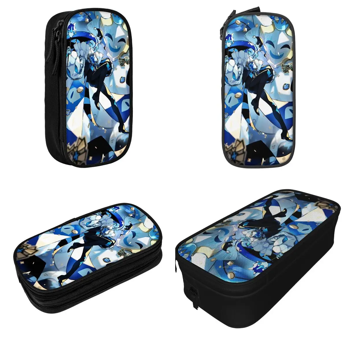 Sombra leite biscoito run reino lápis casos bonito dos desenhos animados anime caneta titular sacos estudante grande capacidade estudantes escola lápis