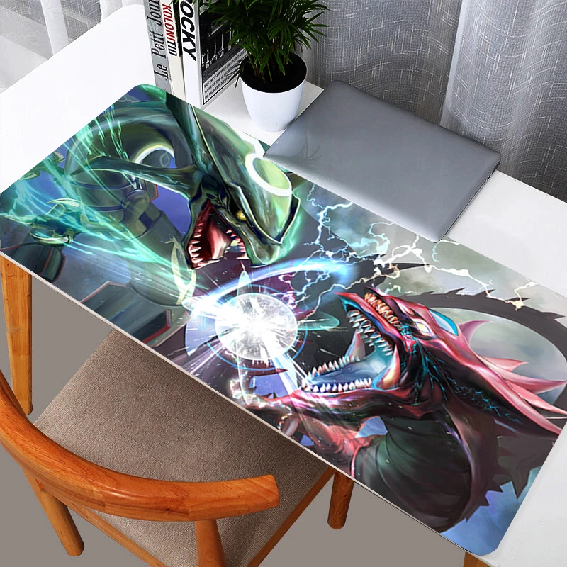 Mouse Pad Pokemon Pikachu Large Rubber PC Computer Gaming Accessories Mousepad Desk Mat Locking Edge Durable Gamer Carpet