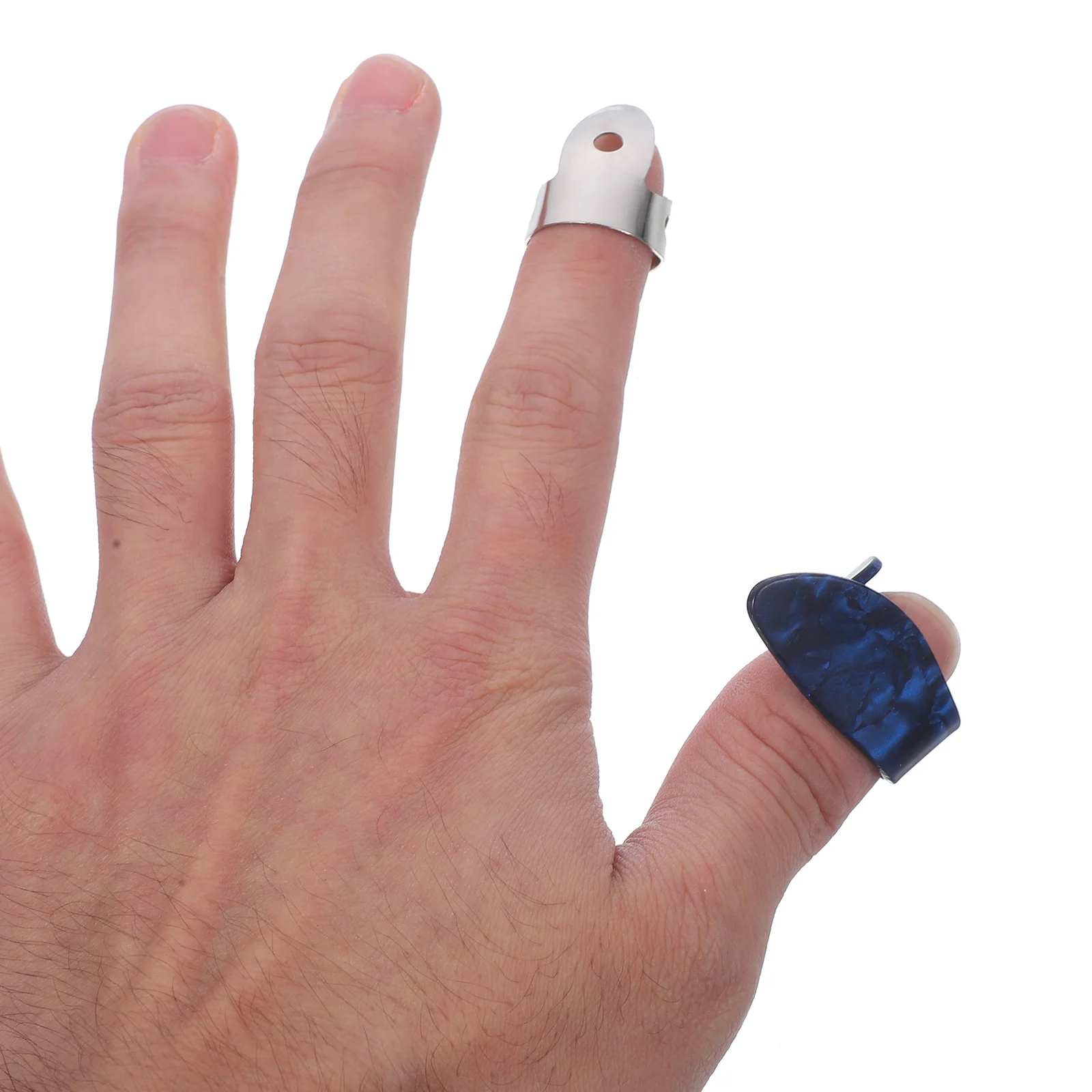 

12pcs Guitar Picks Small Electric Guitar Finger Thumb Picks For Acoustic Bass Ukulele Durable Comfortable Finger Protection