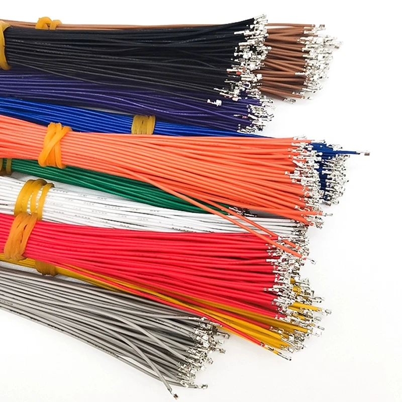 

100 шт. JST SH1.0 1,0 мм терминал электронный провод обжимной клеммный кабель без корпуса 28AWG одинарная/двойная головка 100/200/300/500 мм