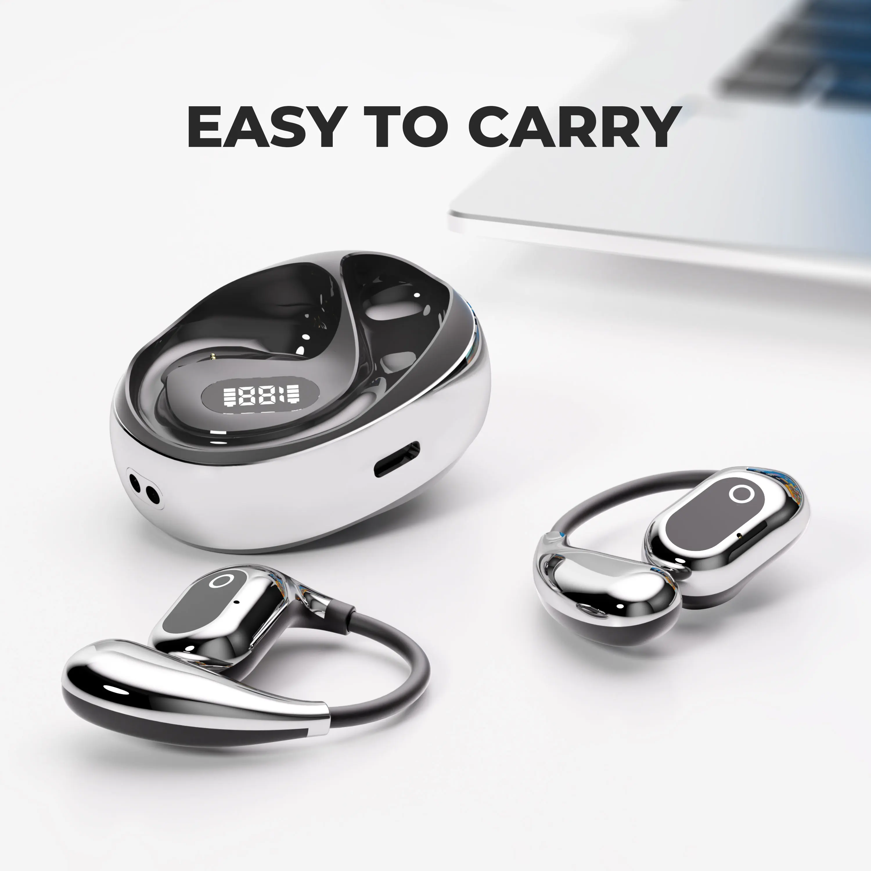 AI Translator Earbuds Real-Time Language Translation Headphones 144 Languages Wireless Bluetooth Earphone Headset for For Travel