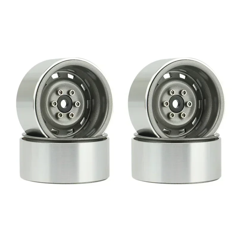 4 قطعة رالي 1.9 معدن Beadlock محور عجلات حافة ل 1/10 RC الزاحف محوري SCX10 90046 AXI03007 Trxs TRX4 RC4WD D90 #3