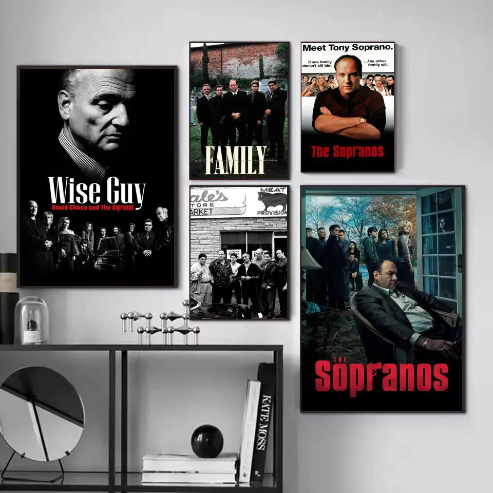 سلسلة T-The Sopranos ملصق جدار ديكور فني ملصقات مقاومة للماء لتزيين غرفة النوم المنزلية