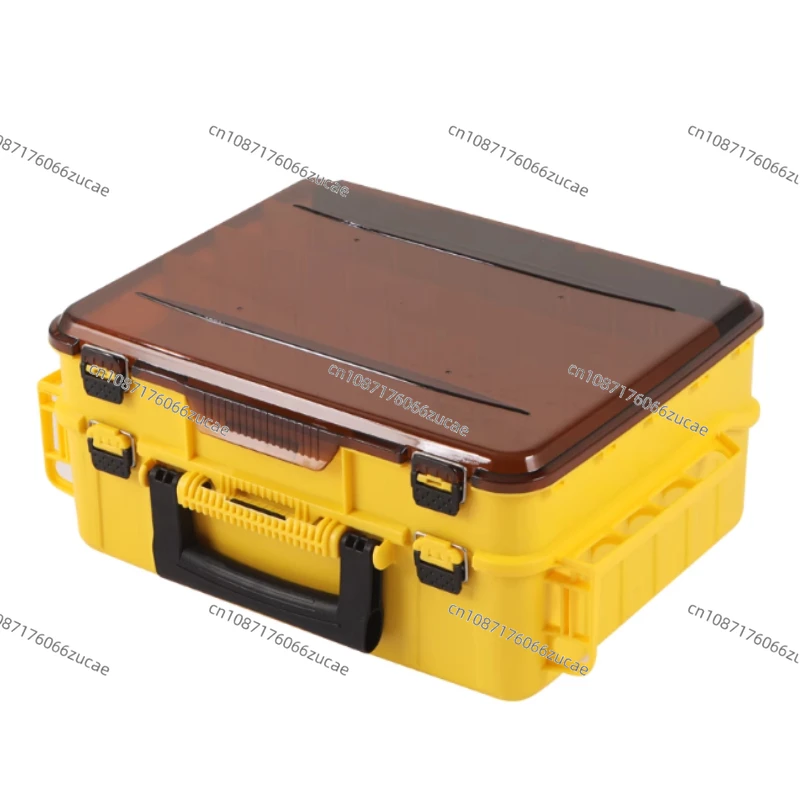 ポータブルボックス、二層式釣り道具収納ボックス、釣り道具餌ホイール収納ボックス、釣りアクセサリーボックス。