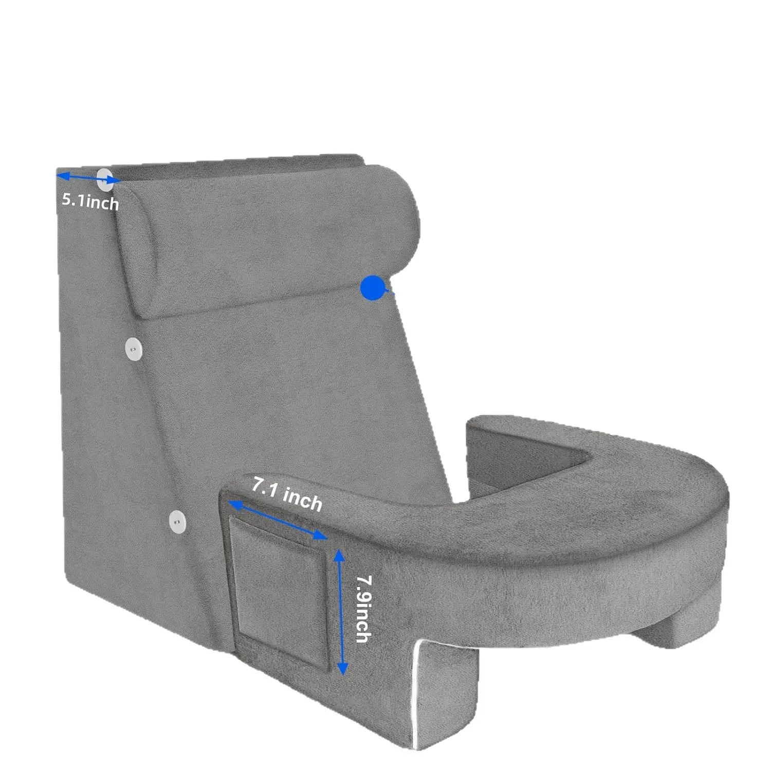 Adult reading pillow set, sofa backrest, lazy artifact, waist cushion, playing mobile games, bracket pillow