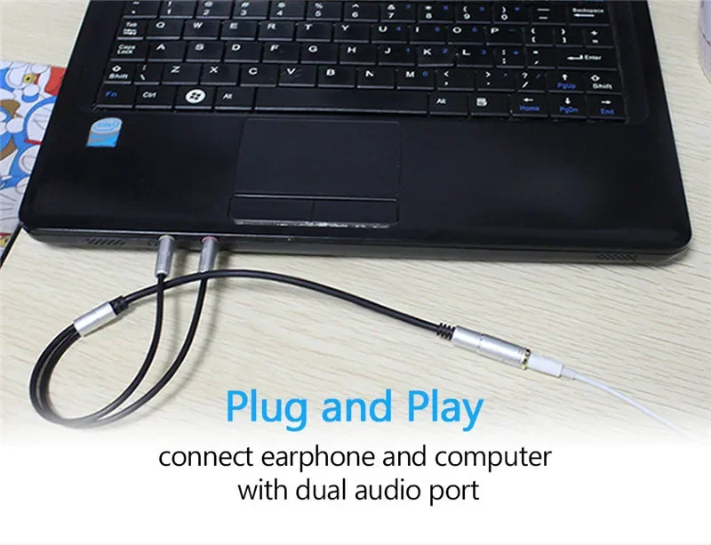 3.5mm Jack Audio Cable 1 To 2 Male Female Connector Earphones Splitter Cabo Microphone Headphone Mic Aux Extension Cables