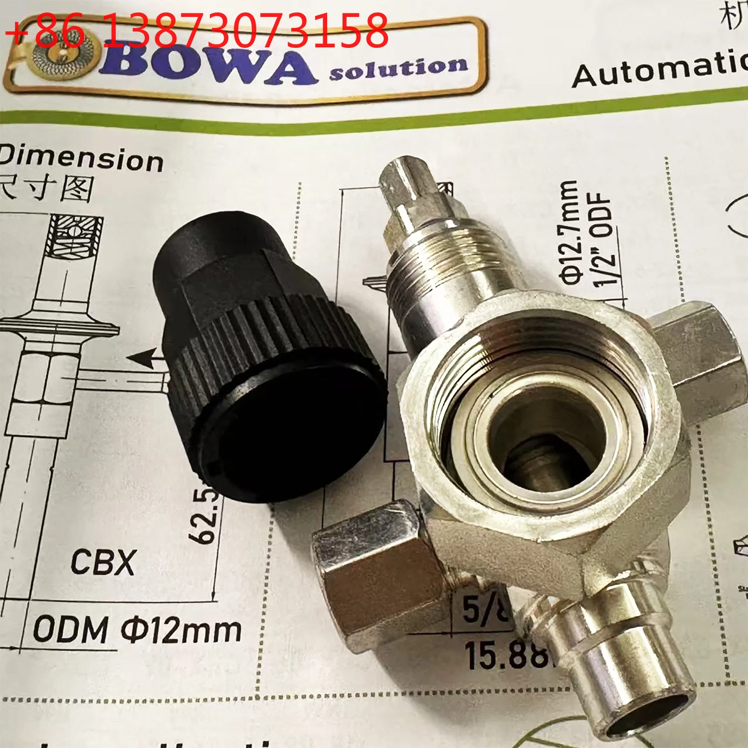 Los conjuntos de conexiones Rotalock X ODF de 1”-14UNF se utilizan ampliamente en refrigeración, bombas de calor y aires acondicionados.