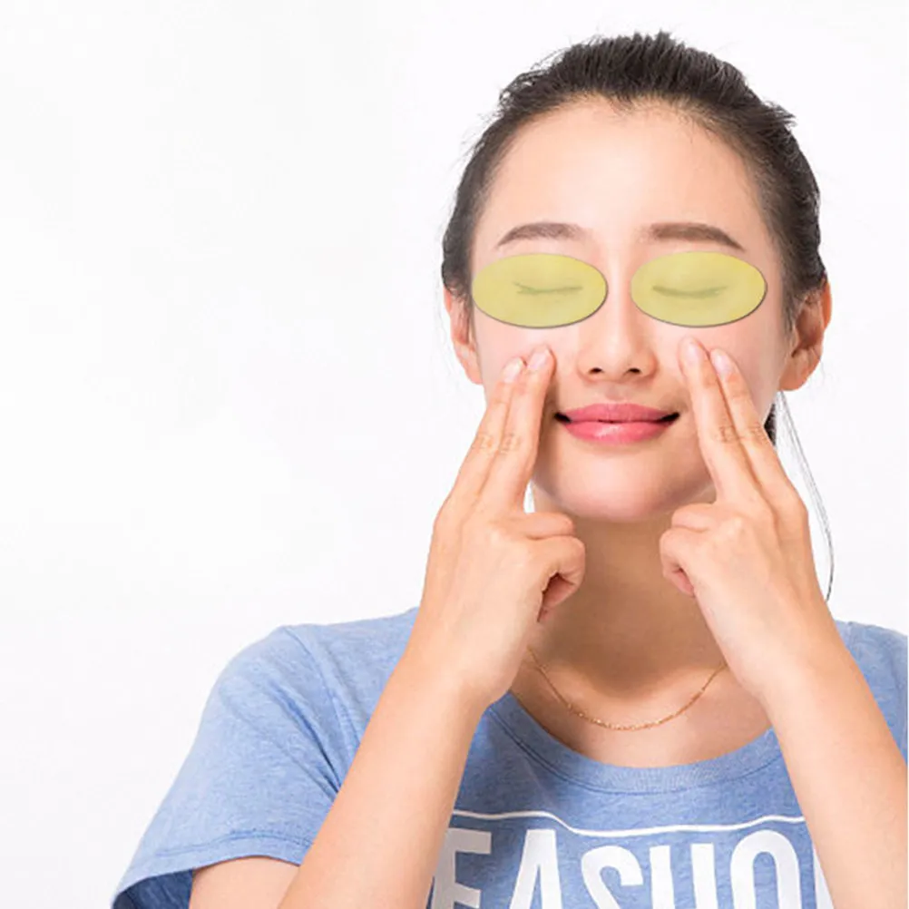 

20 шт. патчи для глаз с полынью, легкие нетканые подушечки для ухода за глазами, снимающие усталость, для сна без стресса, освежающие, для улучшения работы мозга