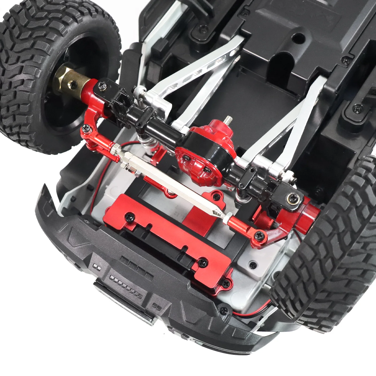 

MangNiu Aluminum Alloy Body Mount Brackets Upgrade Parts For 1/12 MN300 Tank 300 RC Crawler Remote Control Car Shell Fixing Kit