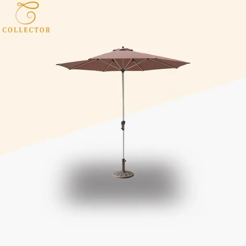 Large Outdoor Aluminum Cantilever Patio Umbrella for Terraza & Beach Furniture Hotel & Gym Application