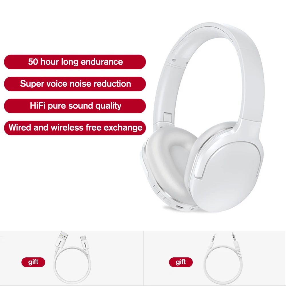 หูฟังไร้สาย D02 Pro หูฟังบลูทูธแบบฝังลึกสเตอริโอสำหรับหูฟัง airpodes MAX