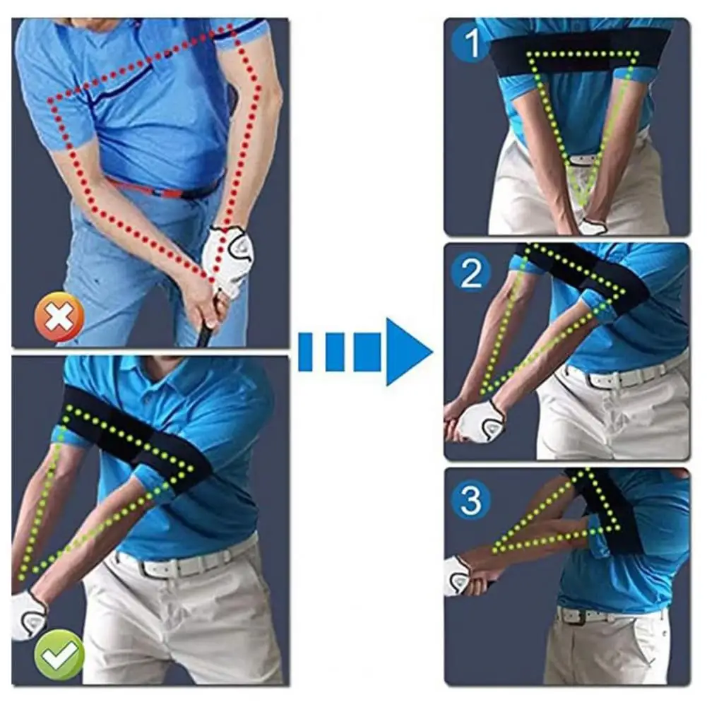 

Пособие для тренировки свинга в гольфе Пособие для тренировки рук в гольфе Тренажер для початков Эластичное средство для коррекции рук для мужчин