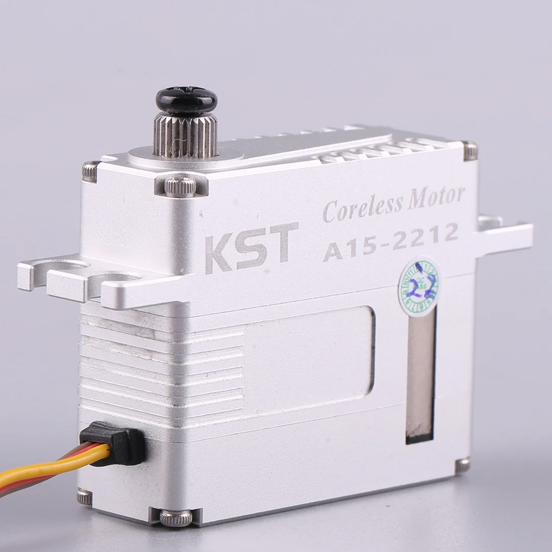 KST A15-2212 얇은 고토크 금속 톱니 서보 고압 25KG 항공기 모형 산업용 기계