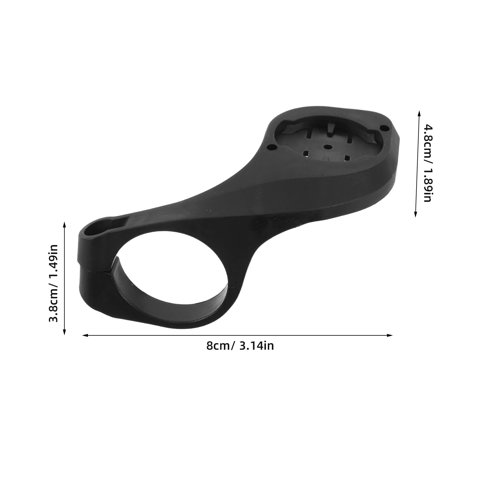 2 pçs suporte de extensão do computador da bicicleta estável leve suporte montagem ajustável guiador adaptador para ciclismo cronômetro