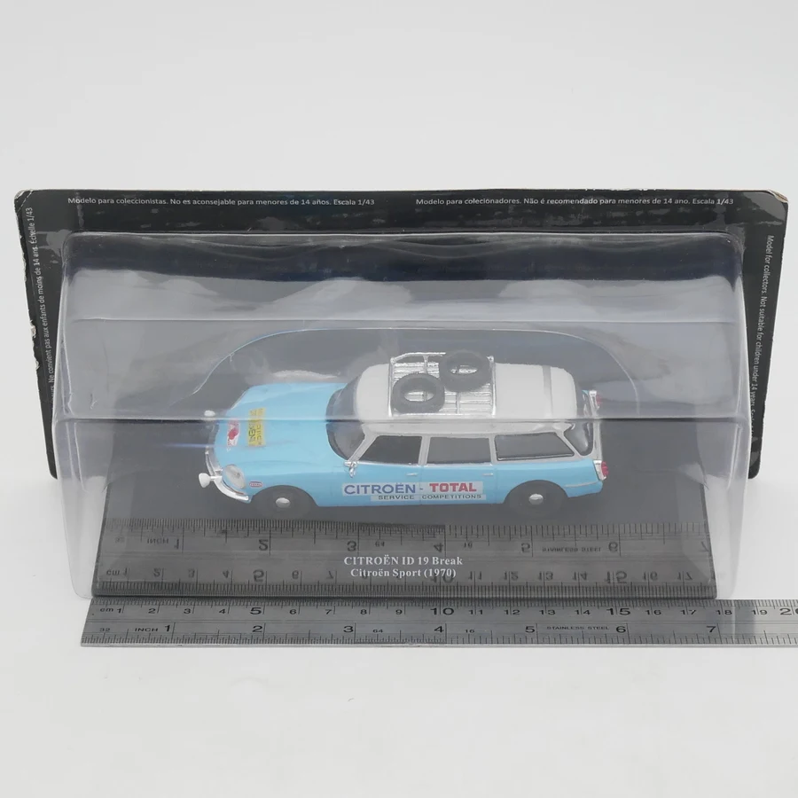 

Diecast Ixo 1:43 Scale Citroen ID 19 Break 1970 Citroen Team Service Car Alloy Car Model Collectible Toy Gift Souvenir Display