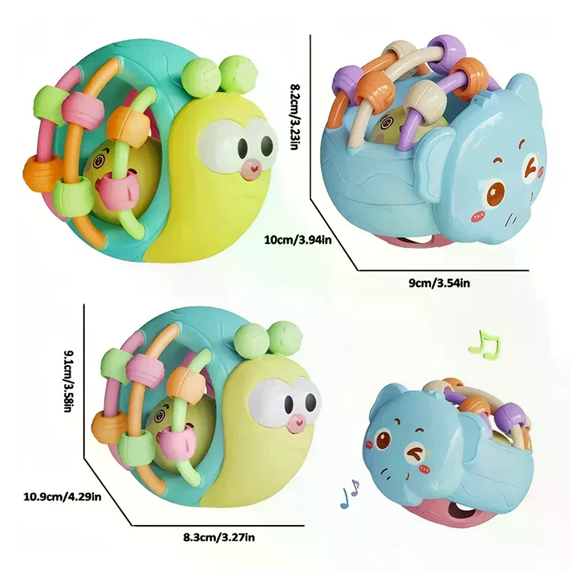 Baby Balls Rattle Comforter Toy Soft Hand Grasp Ball Educational Sensory Toys Activity Baby Crawling Toys 0 6 12 Months