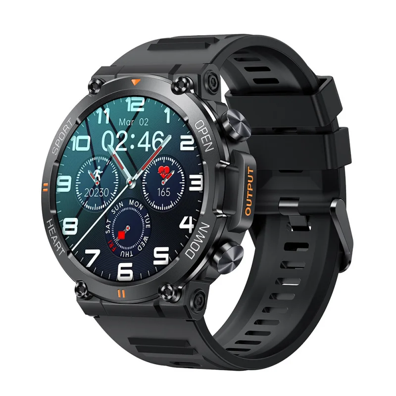 Reloj deportivo de MEVADEN-BorderK56Smart con llamadas, monitor de ritmo cardíaco, MD56