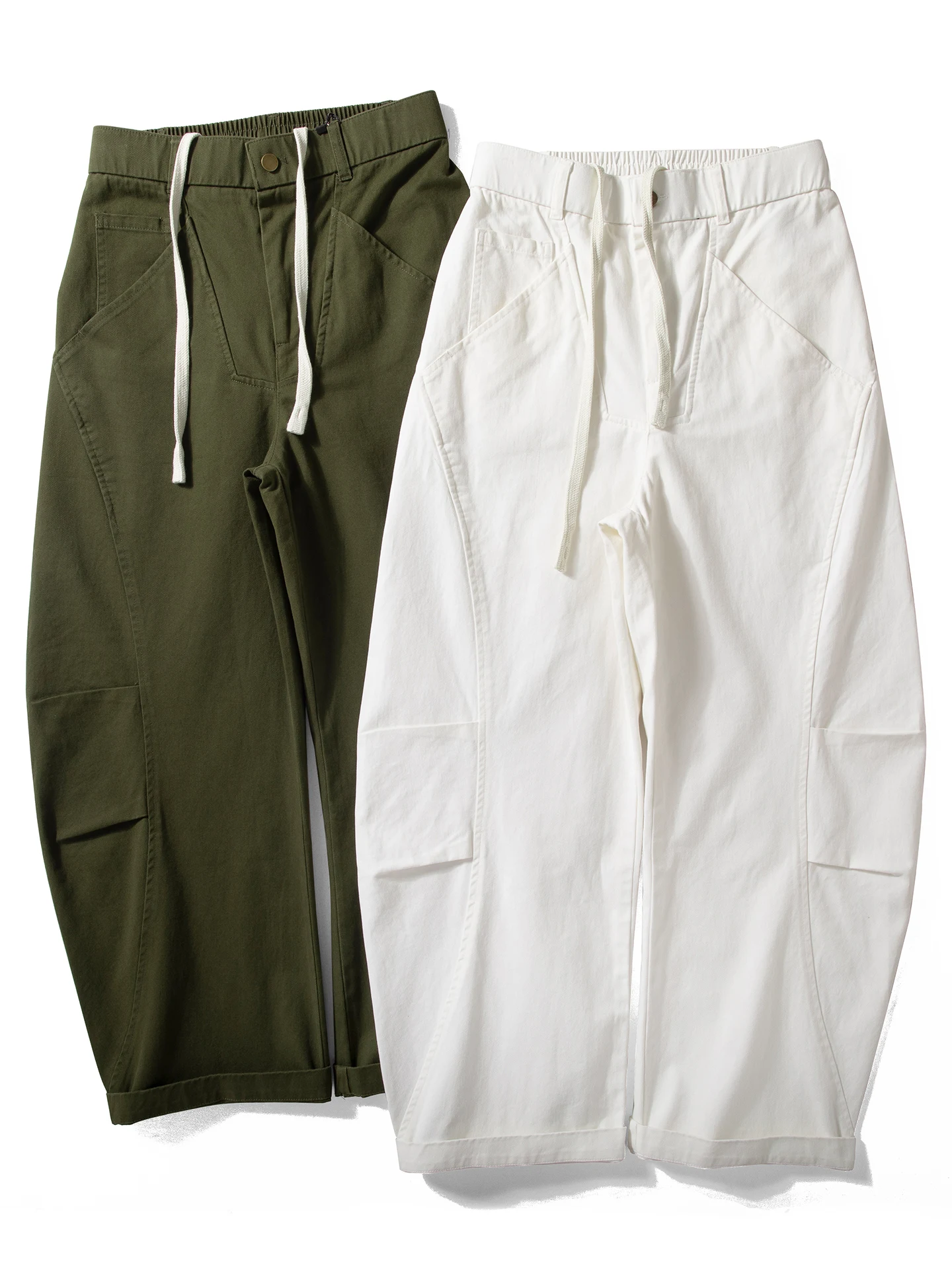 

Waed Pure Cotton Men's Bend Knife Pants Autumn New Sle American Retro Trendy Loose Casual Long Trousers Workwear