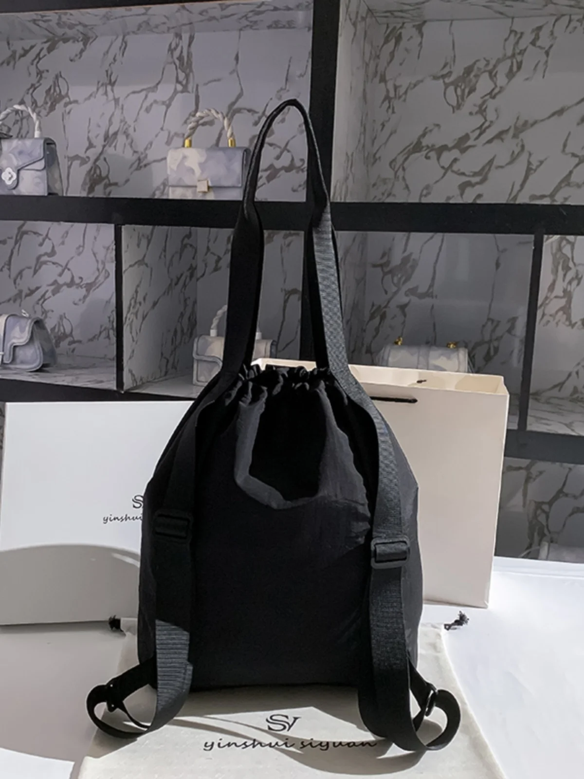 Sports Waterproof Backpack For Women 2024 Fashion High Quality Travel Shopping Shoulder Bag Casuals Work Handbags Designer Black