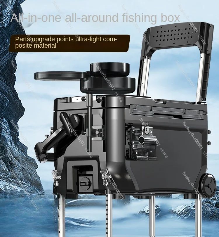 

Ultra-Light Fishing Box Multi-Functional Full Set 2024 New 2023 Portable Gear Equipment