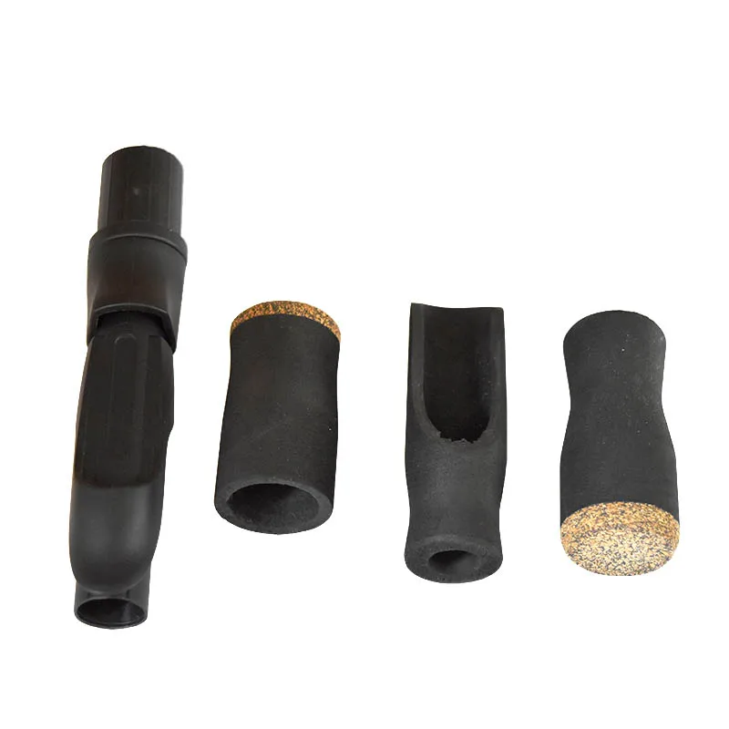 1set Spinning Casting Reel Seat Blank Rod Handle Grip Pro Black EVA Rod DIY Repair Refit Combo Set Kit