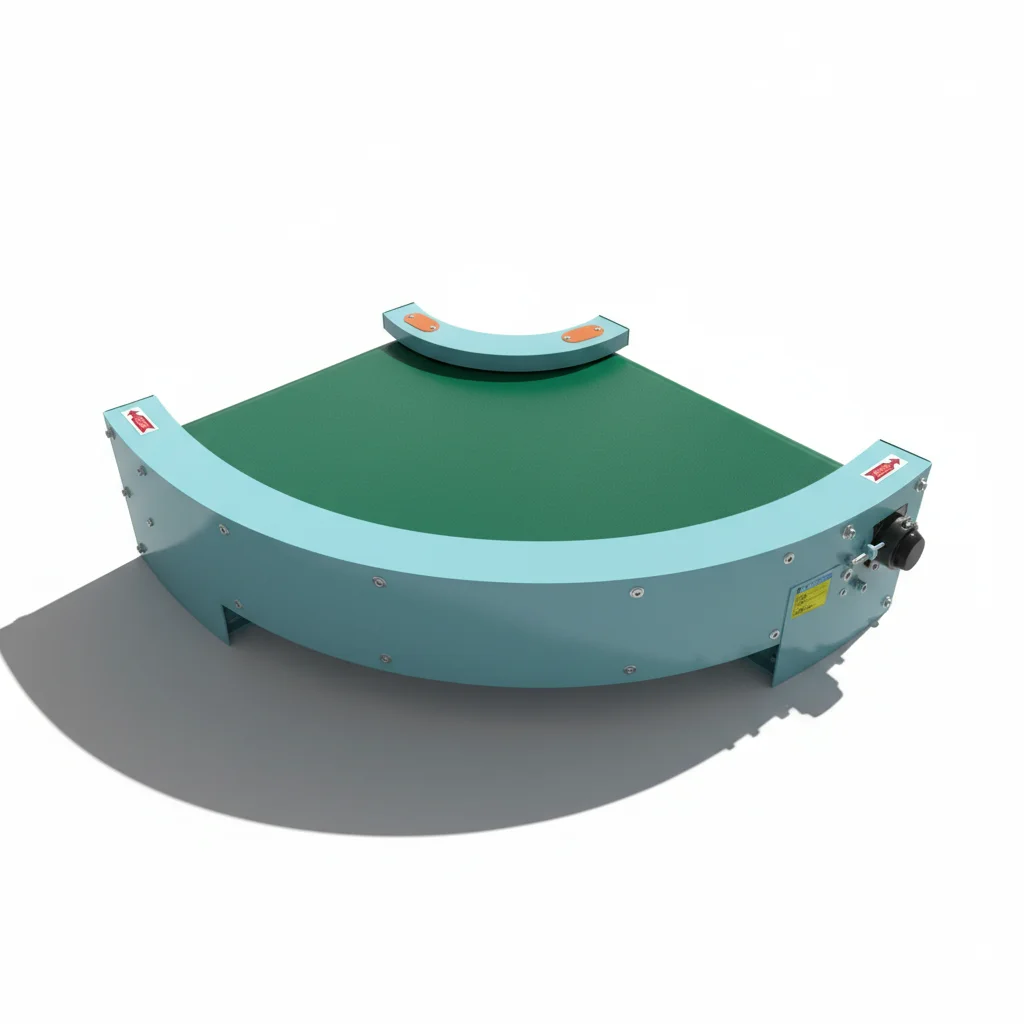 

Bend Conveyor Turntable Angle System Round 90 Degree 180 Degree Turning Roller Curve Swerve Belt Anti-Bacterial Anti-Static
