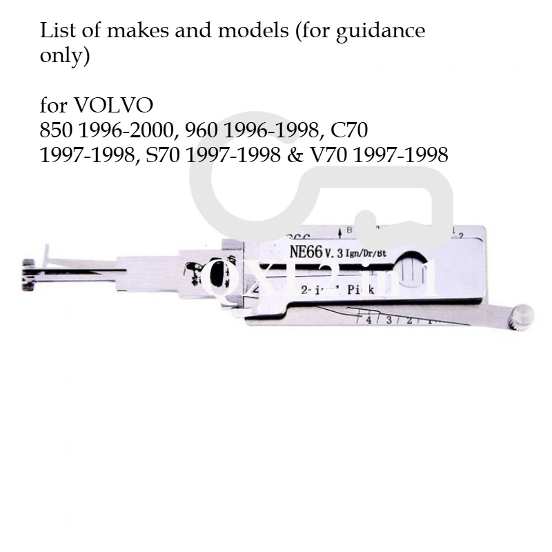 أدوات إصلاح Lishi 2in1 فك واختيار VA2T MAZDA2014 NE72 YM28 IONQ5 IONQ6 Yale5 Yale6 DAT17 HY22 TOY51 طقم السيارة باب مفتوح #4