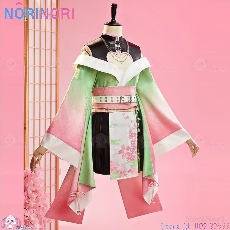 Pink Mitsuri Fanmade Cosplay Costumes Full Set Costume Game Anime Outfit Restores Love Pillars Sweet Look Exquisite KanrFabric B view 3