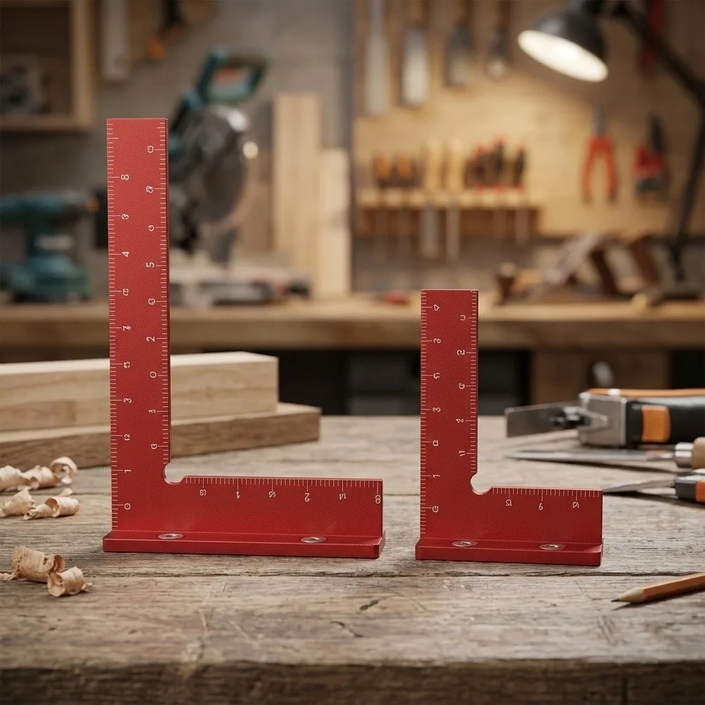 Workshop Ready Magnetic Square Featuring Rust Resistant Construction and Clear Etched Markings for Long Term Reliability