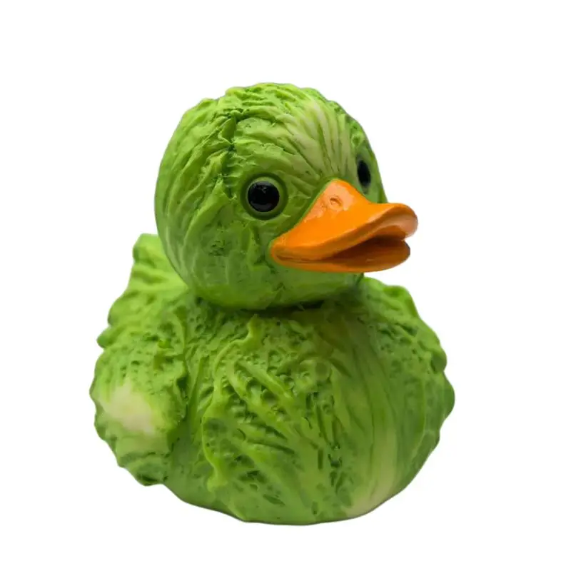 

Hot Sale Whimsical Vegetable Duck Resin Animal Ornament Room Decoration Kawaii Kandiwork Fast Shipping Things For Collection DIY