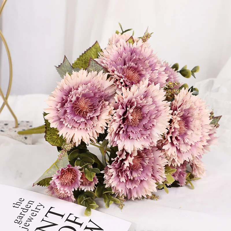 Fake Sunflower Gerbera Artificial Gerbera Wedding Decoration Fake Flower Simulation Plant Home Decoration Shooting Props