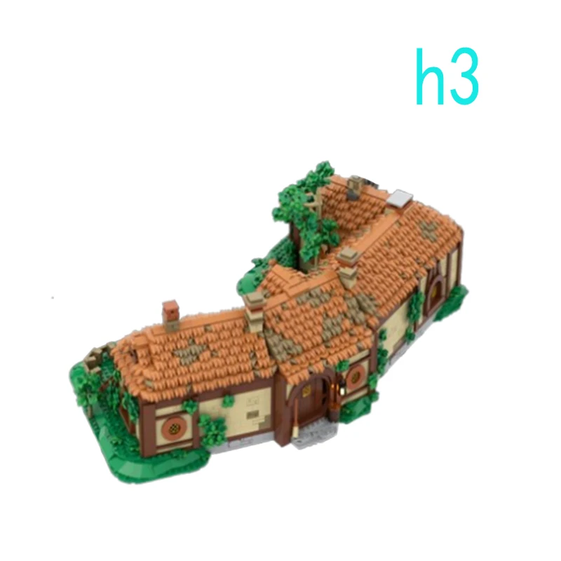 

32 Spot MOC-231009 5980 шт. Ресторан, сборка мелких частиц, строительные блоки, развивающая игрушка, модель, подарочный набор, украшения