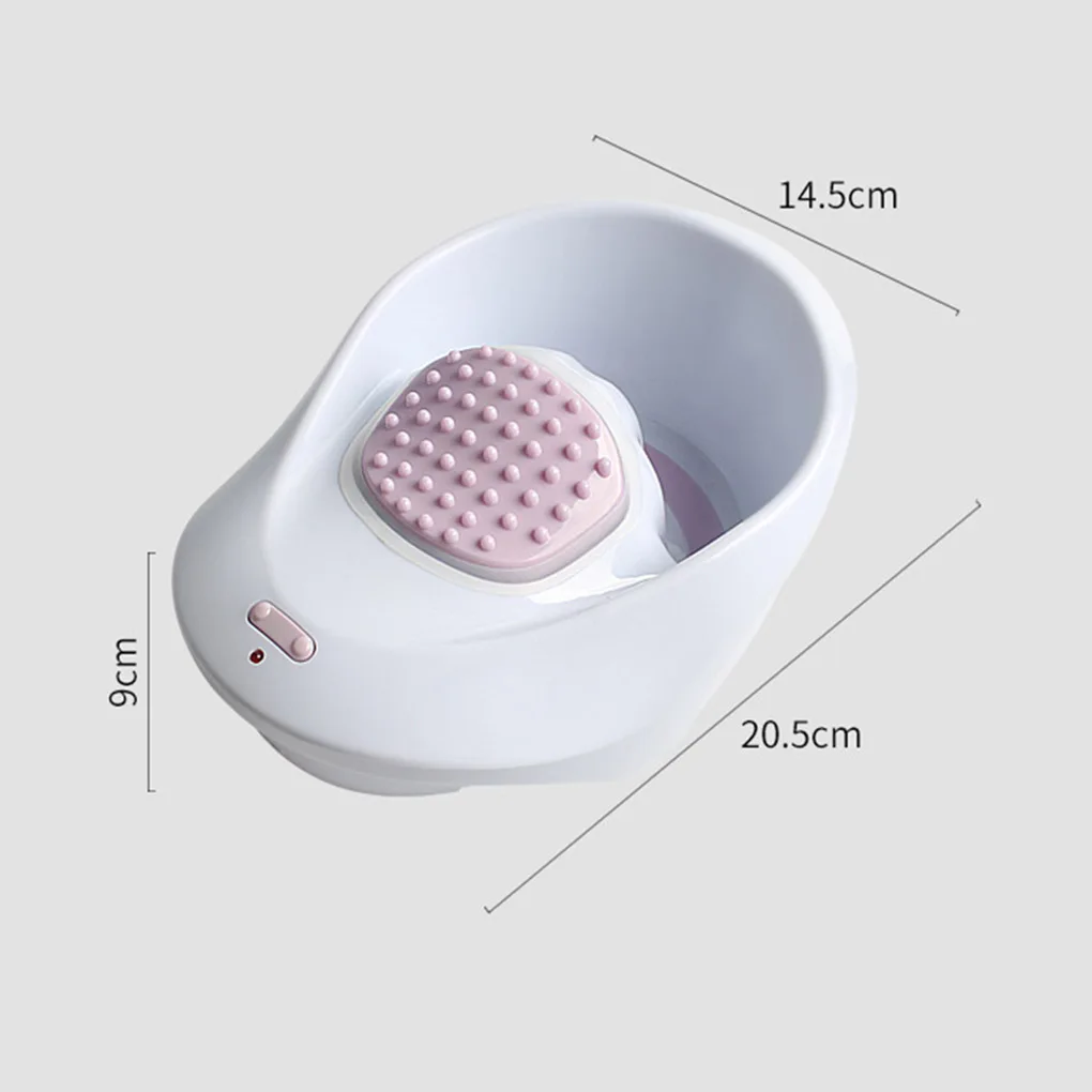 3.5W Electric Bowl for SPA Air Bubble Vibrational Hand Relaxtion Equipment US Plug Portable Electric Manicure Bowl Nail