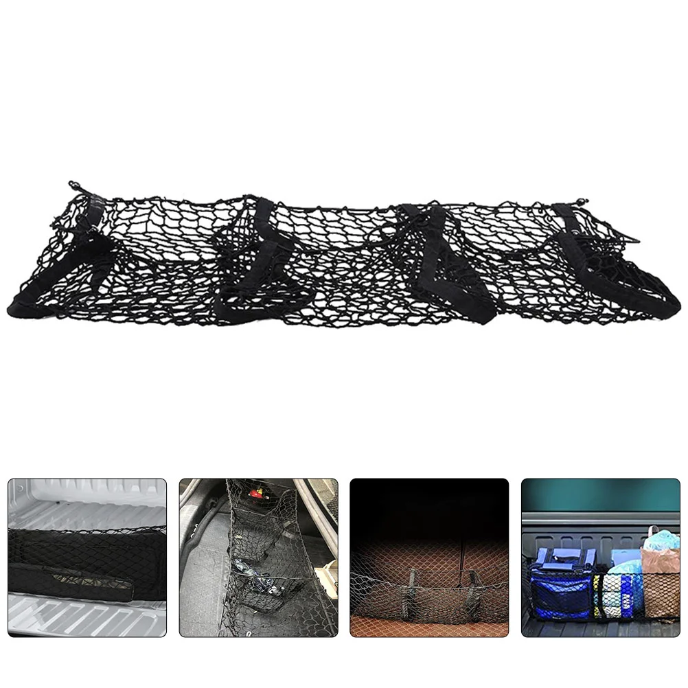 Car Trunk Luggage Net Bag Set Off-road Storage (three Basket Nets) 1pcs Mesh Cargo for Organizer Rear