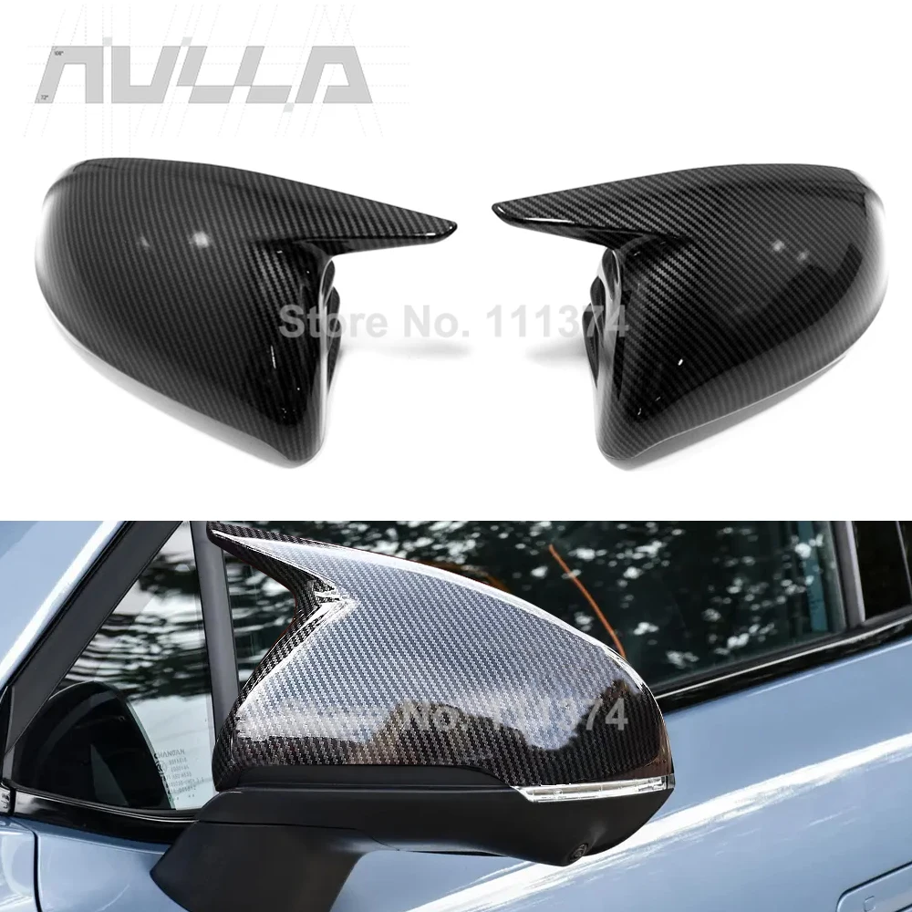 

For Changan UNIT UNI-T 2020 2021 2022 Side Rearview Mirror Cover Trim ABS Carbon Look Protection Decor Accessories