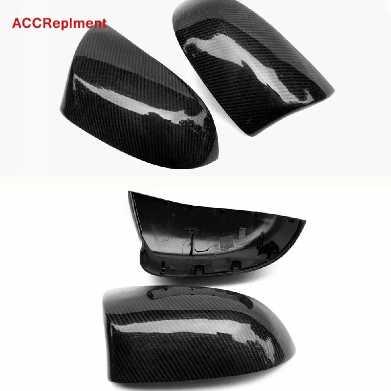 

New Carbon Fiber Rearview Mirrors Cover Cap Fit for BMW X5M F85 X6M F86 2015-2020 Cover Replacement