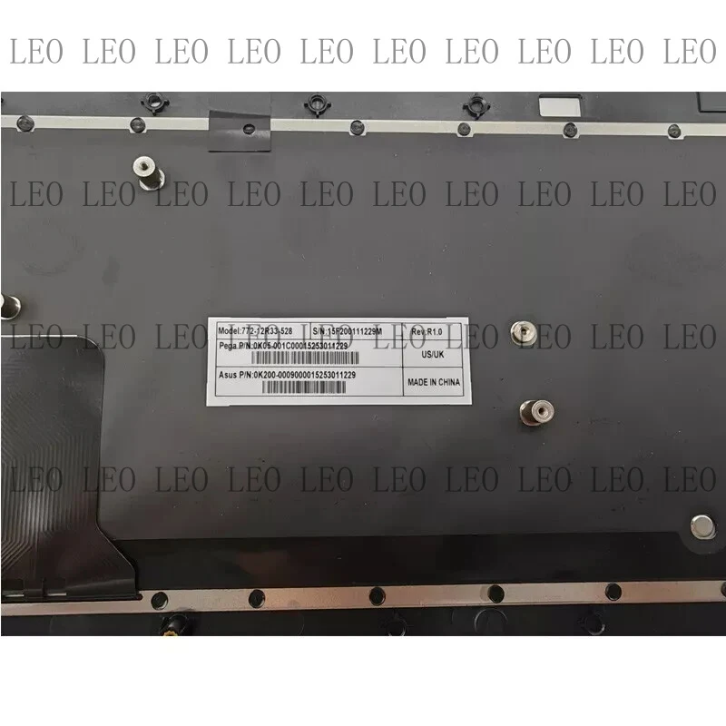 AA  Palmrest Top Backlit Keyboard for Asus G750 G750J G750JS GFX70J US 772-012U5-528