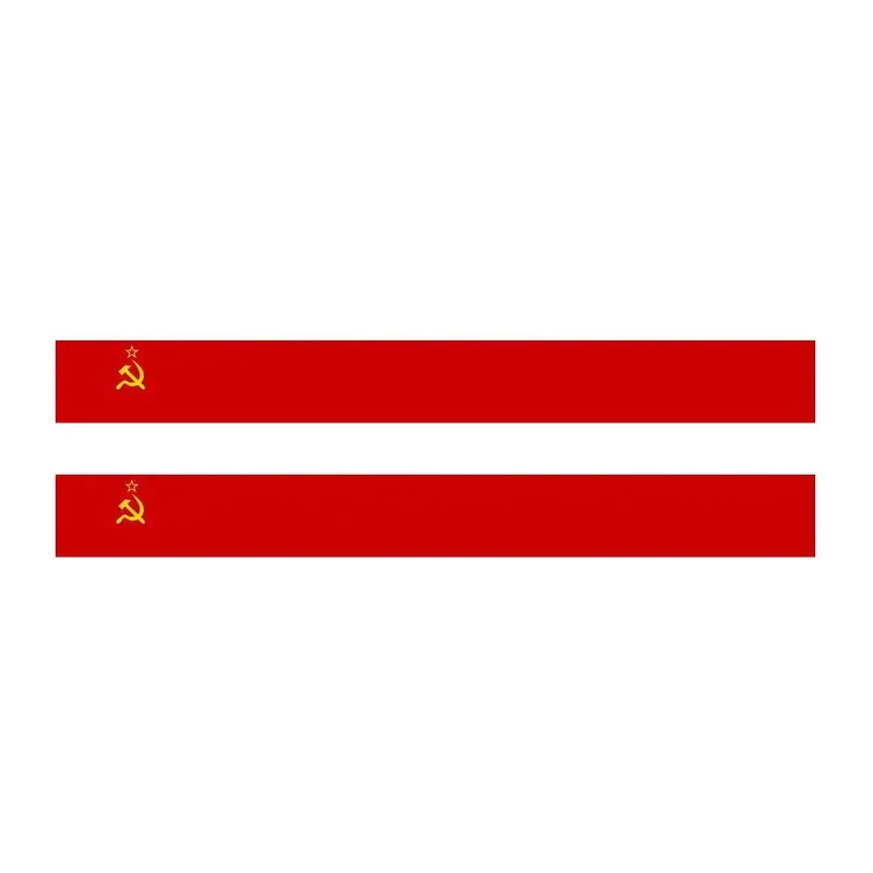 

Accessories Urss Soviet Union Flag Decal Racing Car Sticker Anti-UV Waterproof Car Window Body Decorative Stickers Accessories