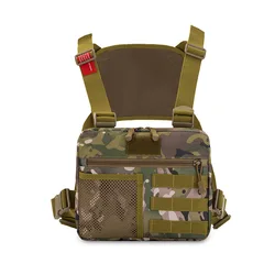 Multi Functional Tactical Chest Bag Vest Backpack Nylon Camouflage Camping Combat Chest Bags Street Fashion Accessories