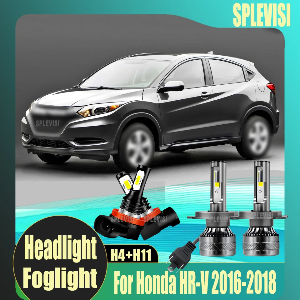 

LED Headlight/Fog Lamp H4/H11 CSP 3570 Chips/CSP CHIP plug and play Ensure driving safety at night For Honda HR-V 2016 2017 2018