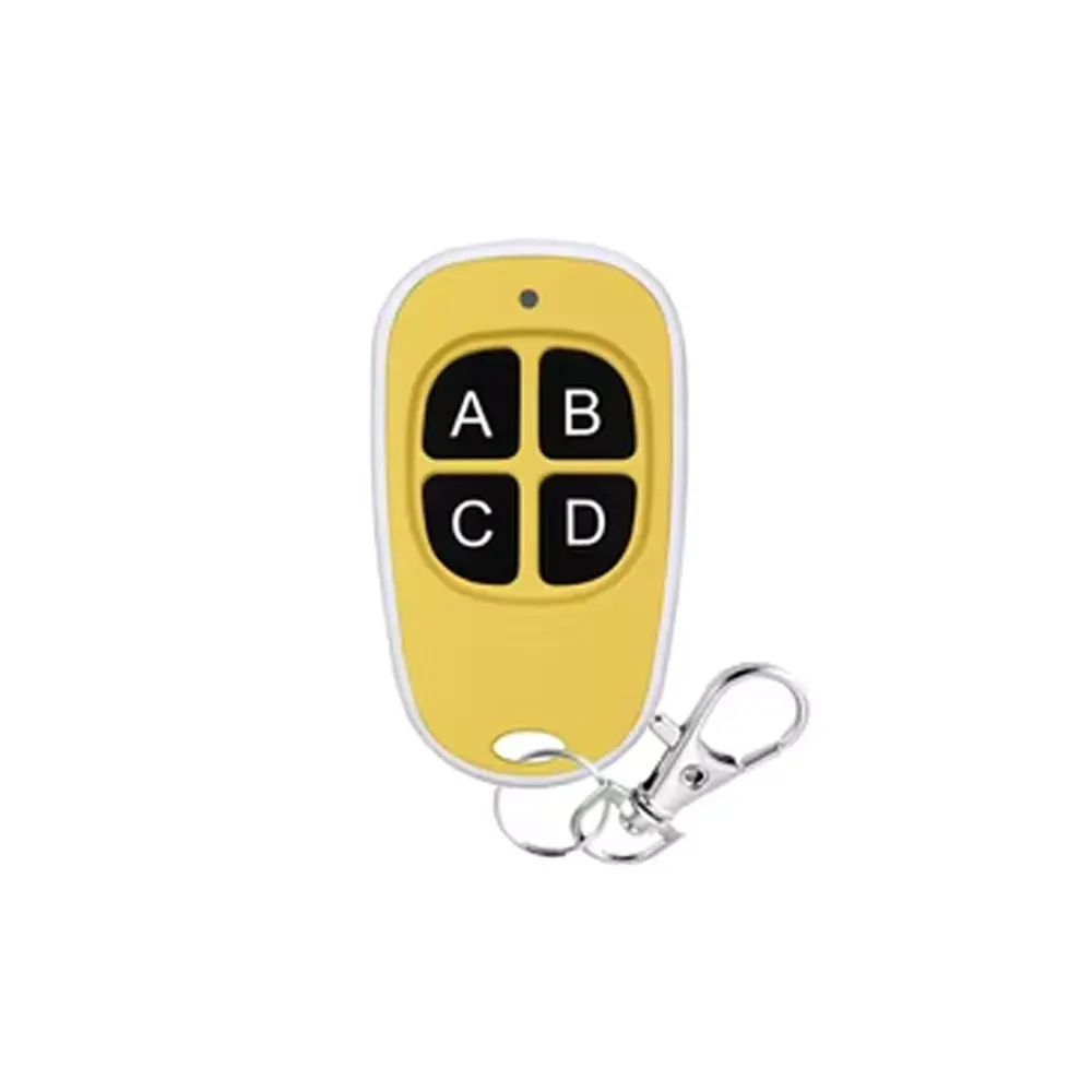 DC 6V 4 Buttons 433MHz Universal Copy Code Remote for LED Light Electronics Door Gate Opener RF Wireless Mini Remote Control