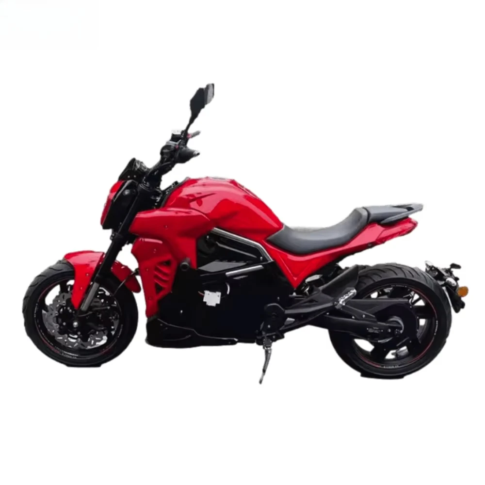 STLF EEC 150km/H 72v Long Life Span Powerful 3000W Racing Electric Motorcycle with Steel Frame and Disc Brakes for Adults
