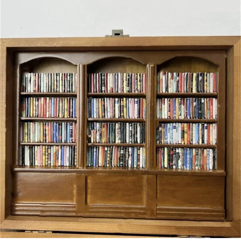 Library Bookshelf Pressure Reducer Durable Bookcase New Bookshelf Anxiety Festival Charm Living Room Furniture Anxiety Bookshelf