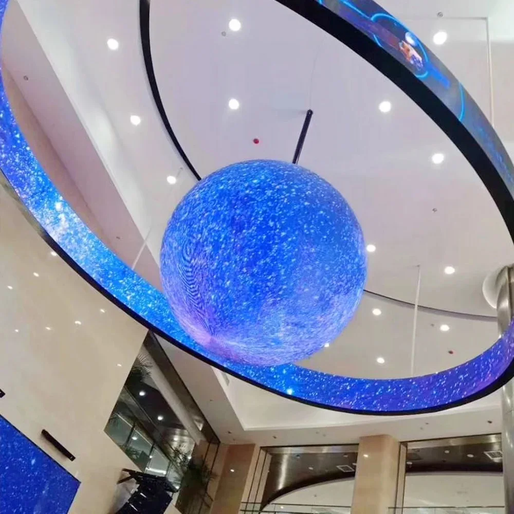 Ondersteuning OEM/ODM Flexibele LED-schermen voor binnen, kleine pixelafstand, zachte modules, flexibel display scherm voor reclame in winkels