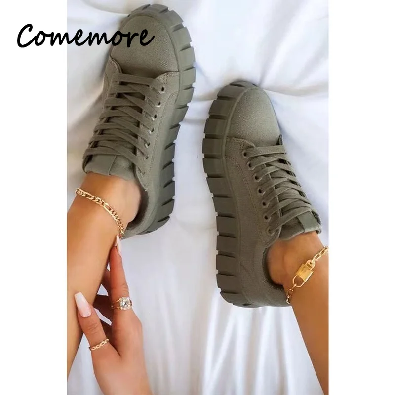 2024 Fashion Spring New Designer Hot Sale White Shoes Female Platform Sneakers Women Tenis Feminino Casual Female Shoes Woman