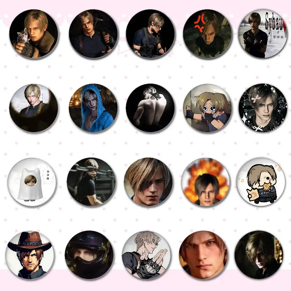 Cool L-leon KennedyS insignia Pins para amigo, mochila, ropa, accesorios coleccionables, regalo de joyería