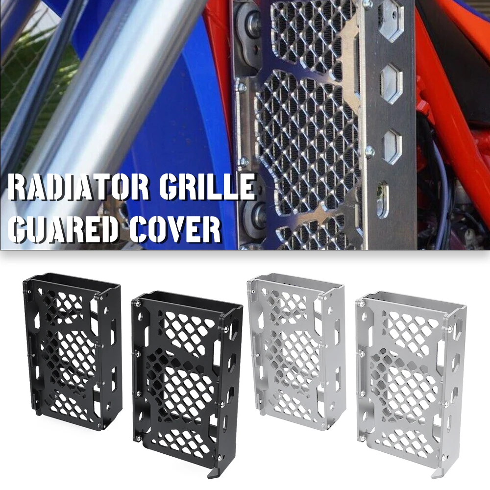 

Radiator Guard Water Tank Protection CNC Frame Grille Grill Cover Motorcycle For Beta 2T 250/300 Xtrainer 250/300 2T 2015-2024