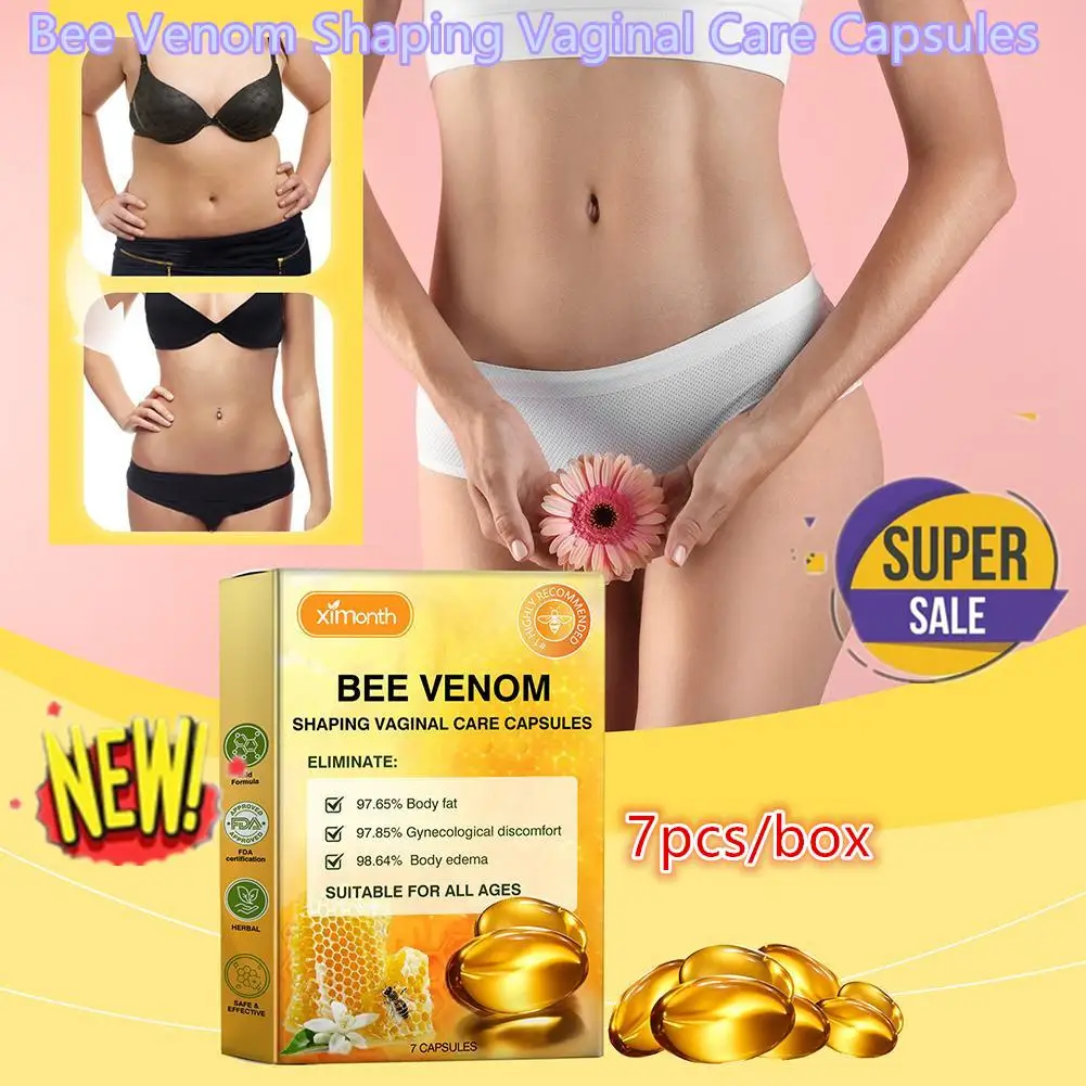 

Bee Capsules Honey Bee Health Supplement Wellness Products Proteins Hormones Instant Itching Stopper Slimming Firming Capsules